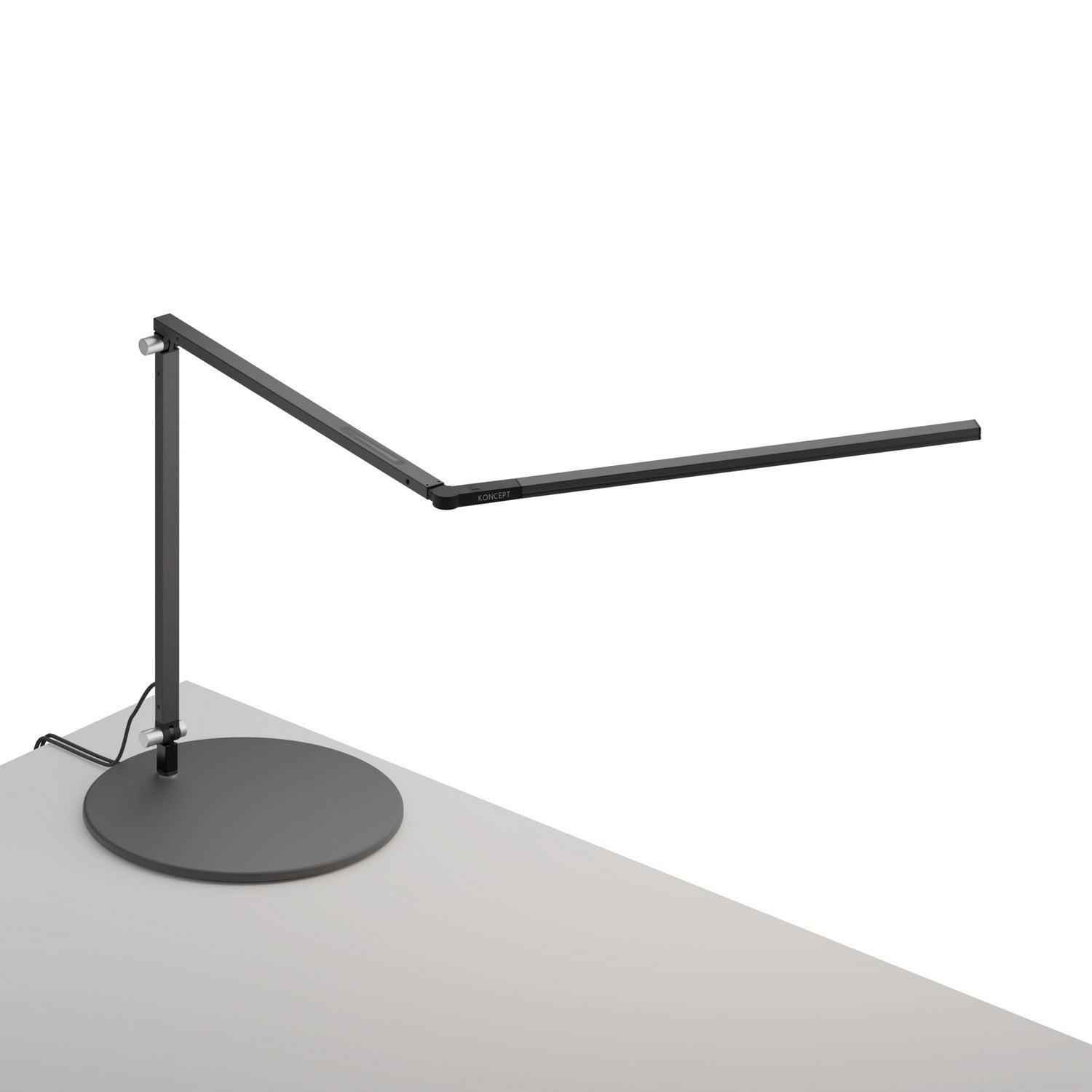 Koncept - AR3200-CD-MBK-DSK - LED Desk Lamp - Z-Bar - Metallic black