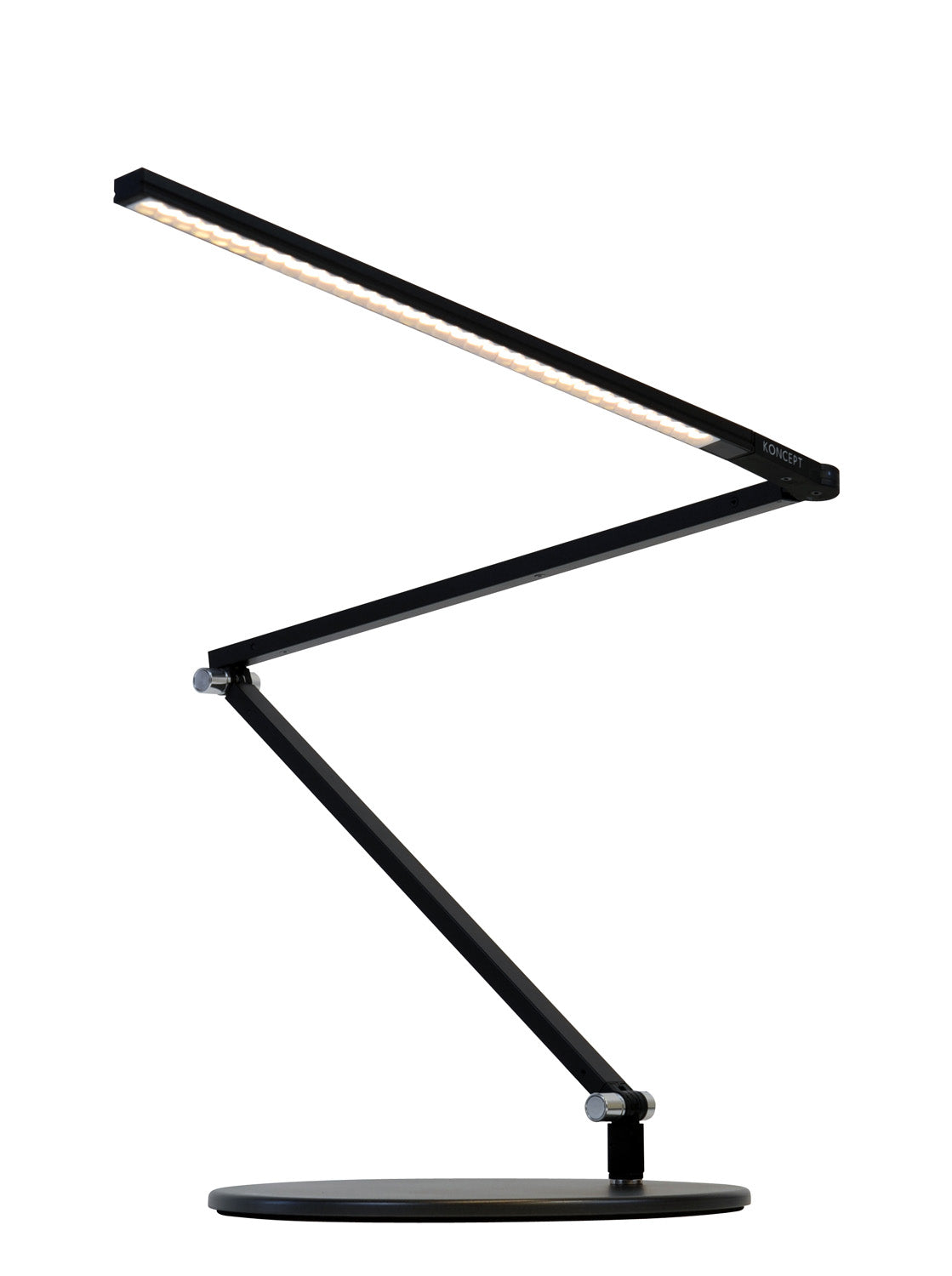 Koncept - AR3200-WD-MBK-DSK - LED Desk Lamp - Z-Bar - Metallic black