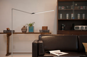 Koncept - AR5000-CD-SIL-FLR - LED Floor Lamp - Z-Bar - Silver