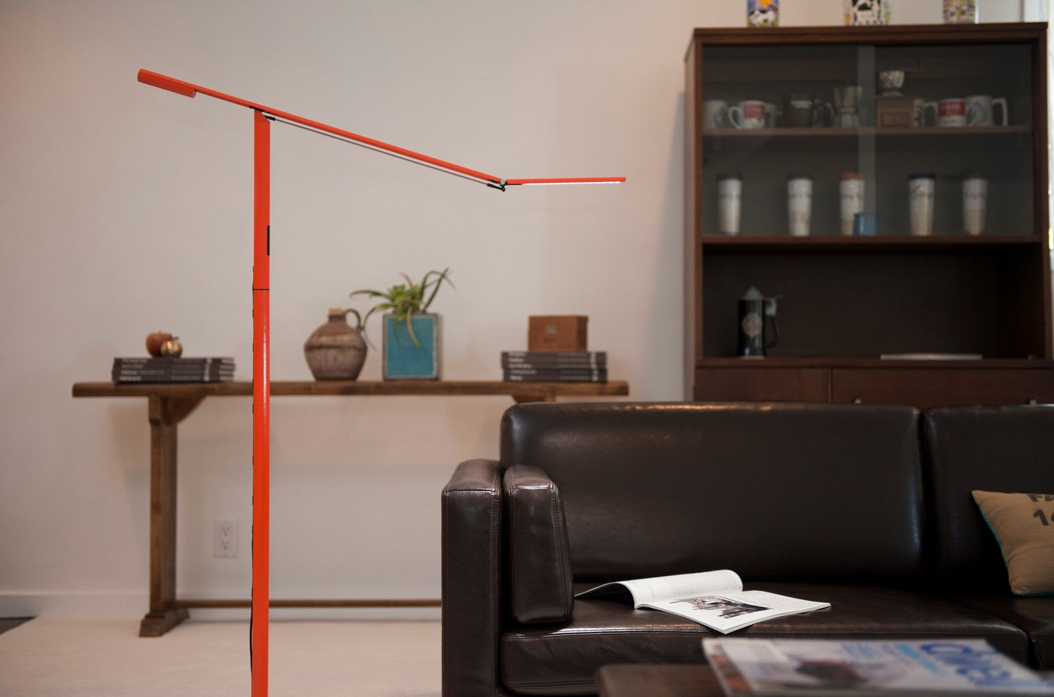 Koncept - ELX-A-C-ORG-FLR - LED Floor Lamp - Equo - Orange