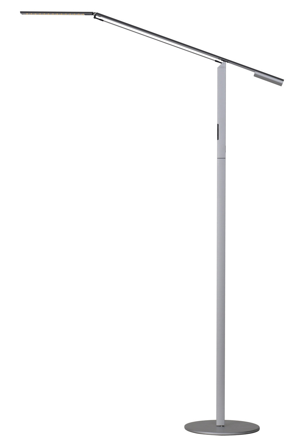 Koncept - ELX-A-C-SIL-FLR - LED Floor Lamp - Equo - Silver