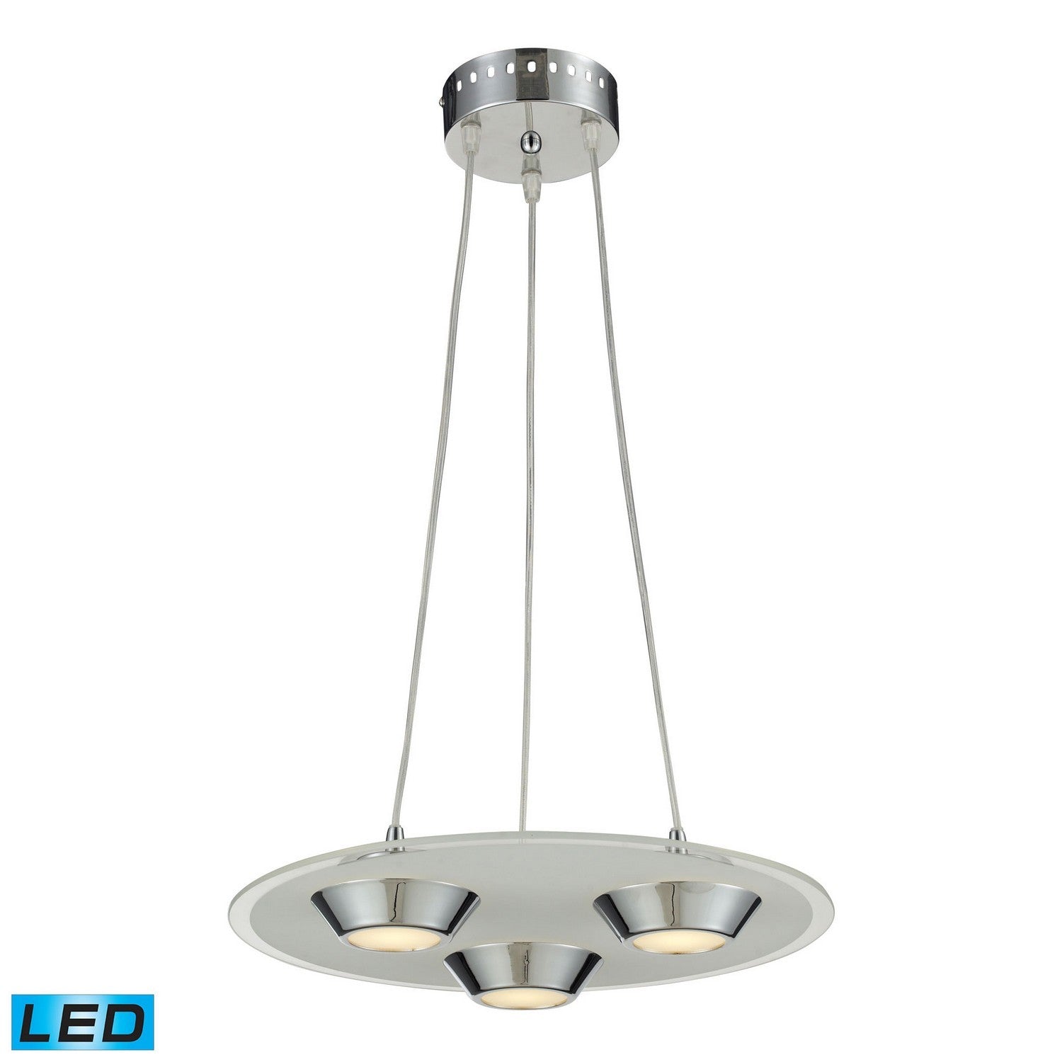 ELK Home - 81062/3 - LED Pendant - Brentford - Chrome