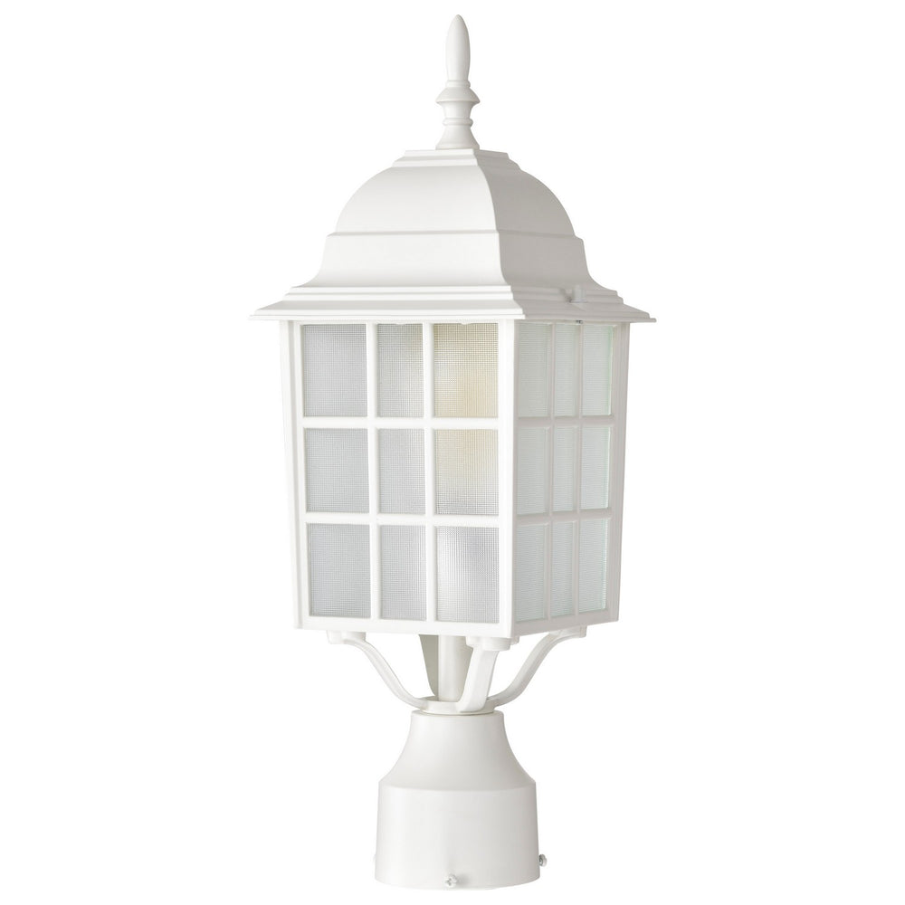 Nuvo Lighting - 60-4907 - One Light Post Lantern - Adams - White