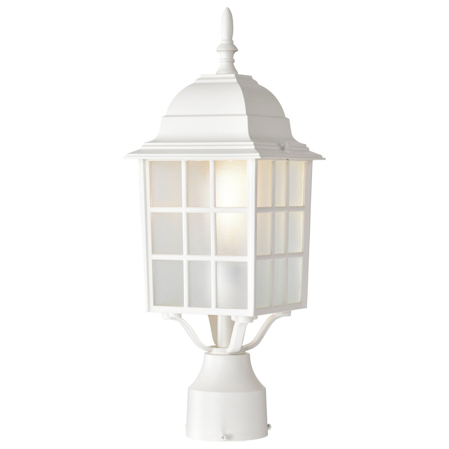 Nuvo Lighting - 60-4907 - One Light Post Lantern - Adams - White