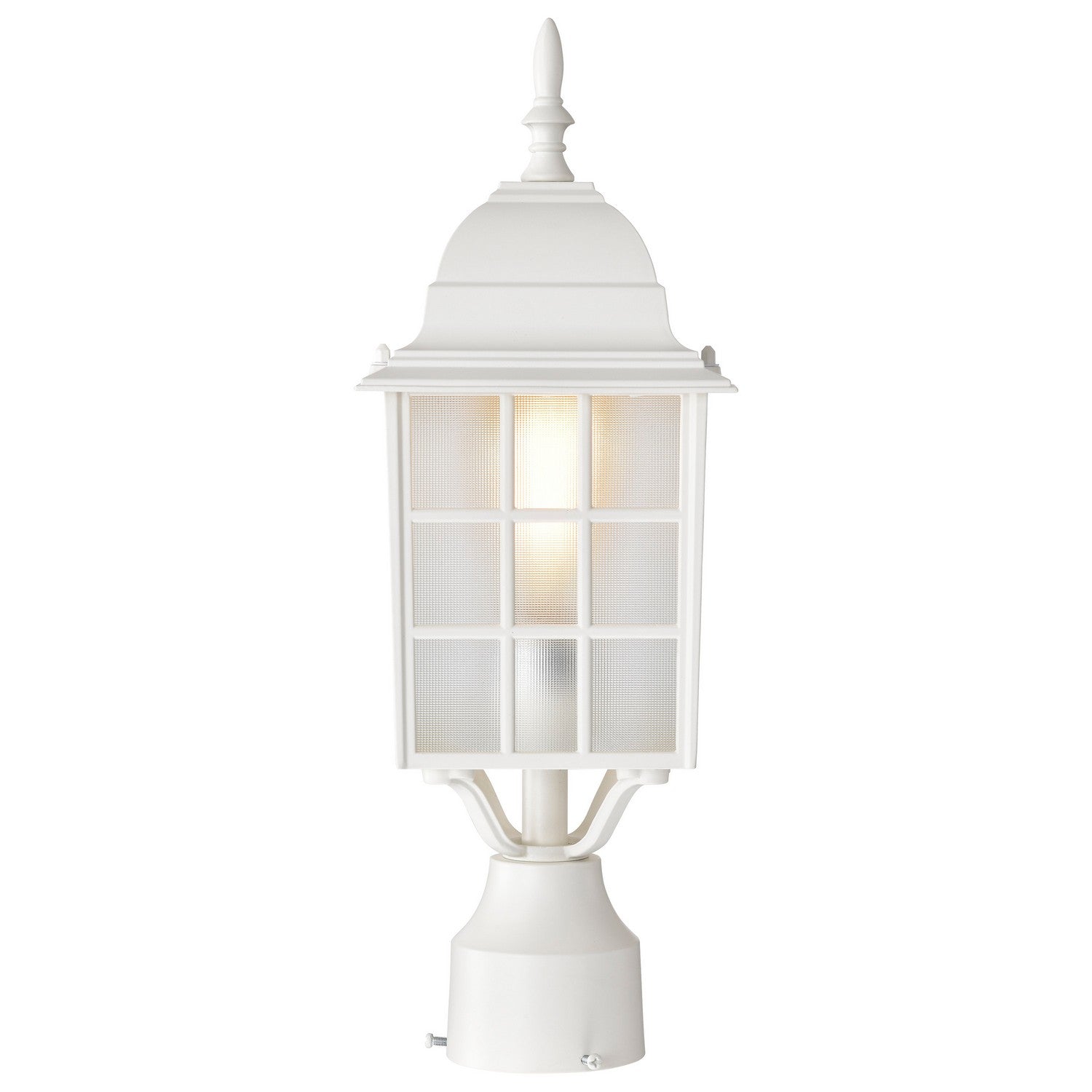 Nuvo Lighting - 60-4907 - One Light Post Lantern - Adams - White