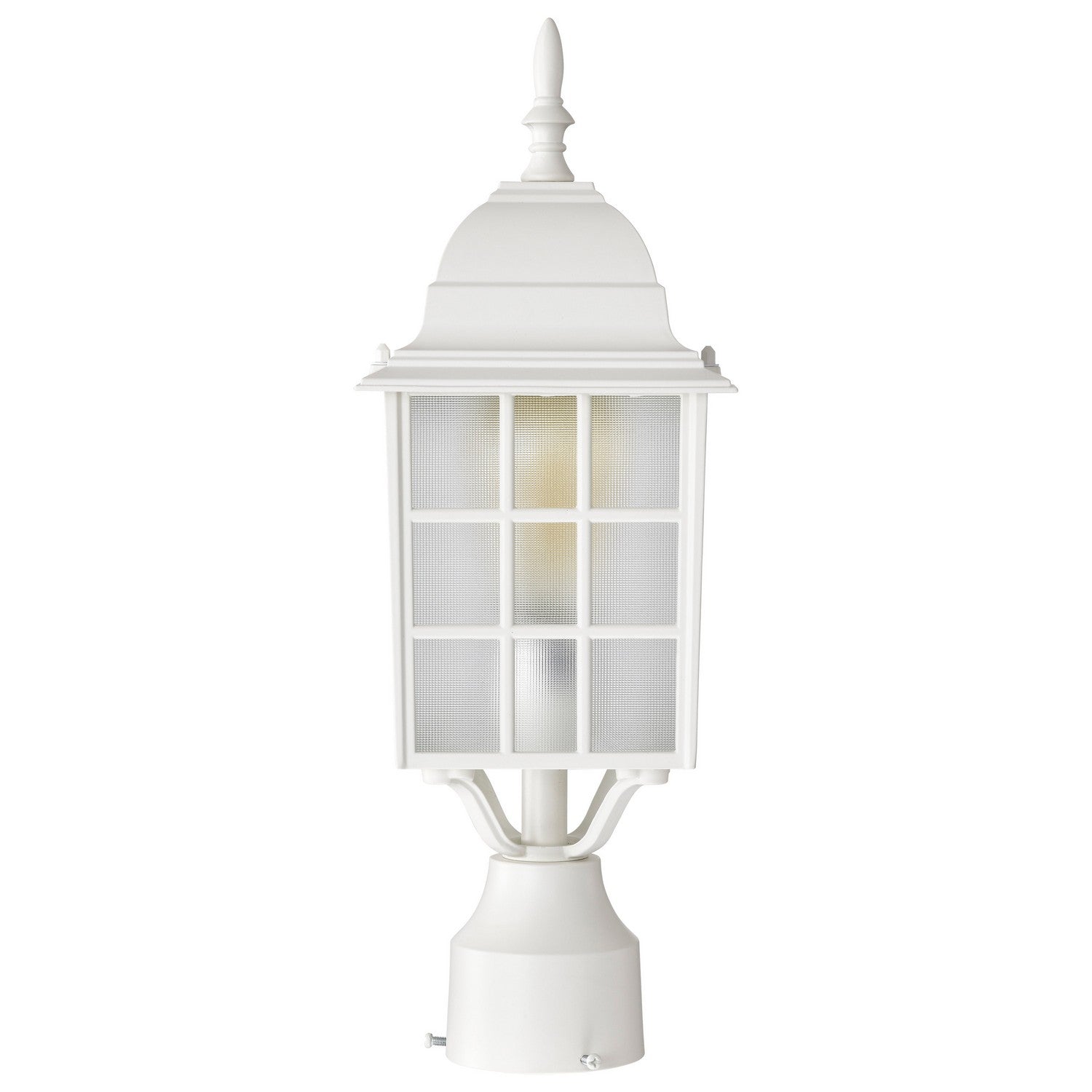 Nuvo Lighting - 60-4907 - One Light Post Lantern - Adams - White