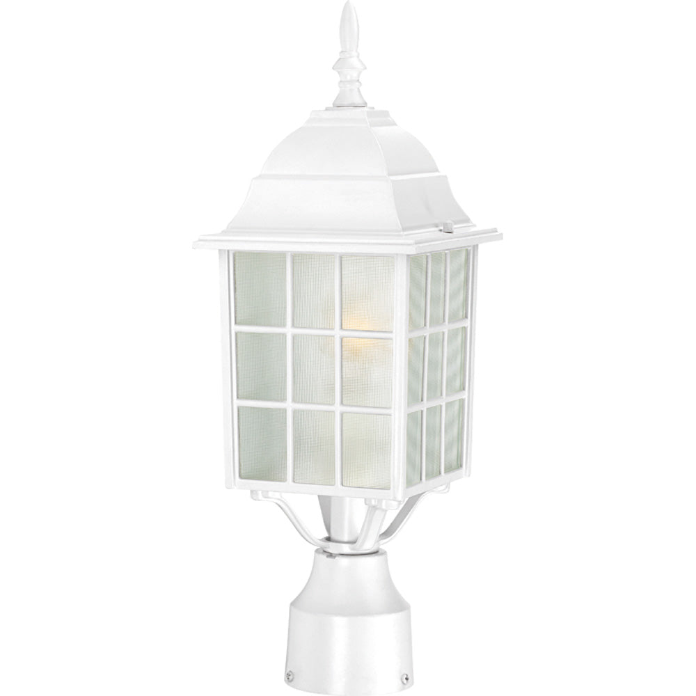 Nuvo Lighting - 60-4907 - One Light Post Lantern - Adams - White