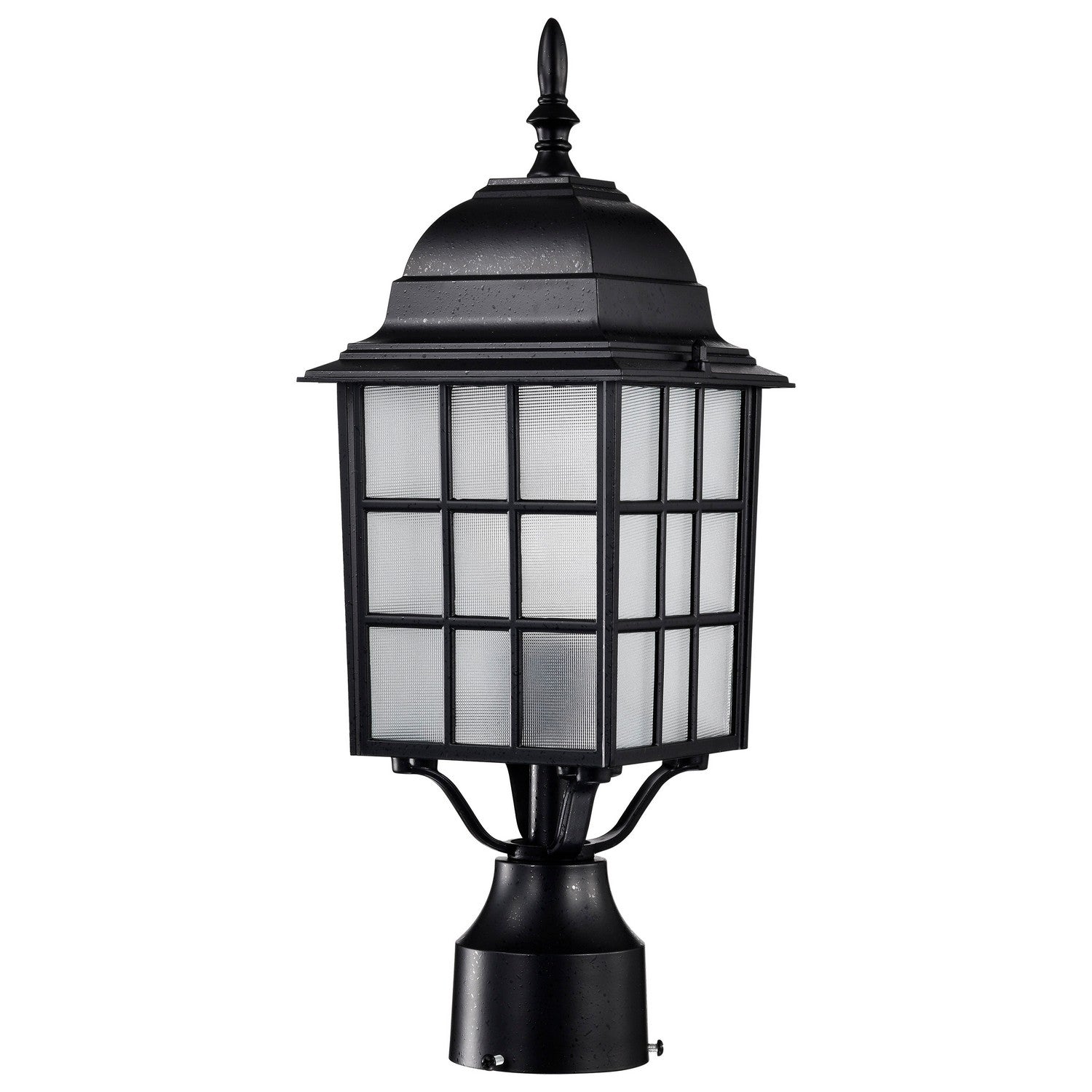 Nuvo Lighting - 60-4909 - One Light Post Lantern - Adams - Textured Black