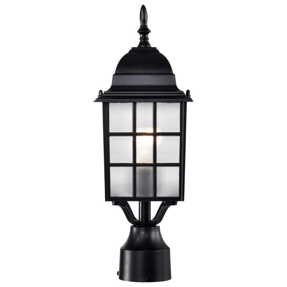 Nuvo Lighting - 60-4909 - One Light Post Lantern - Adams - Textured Black