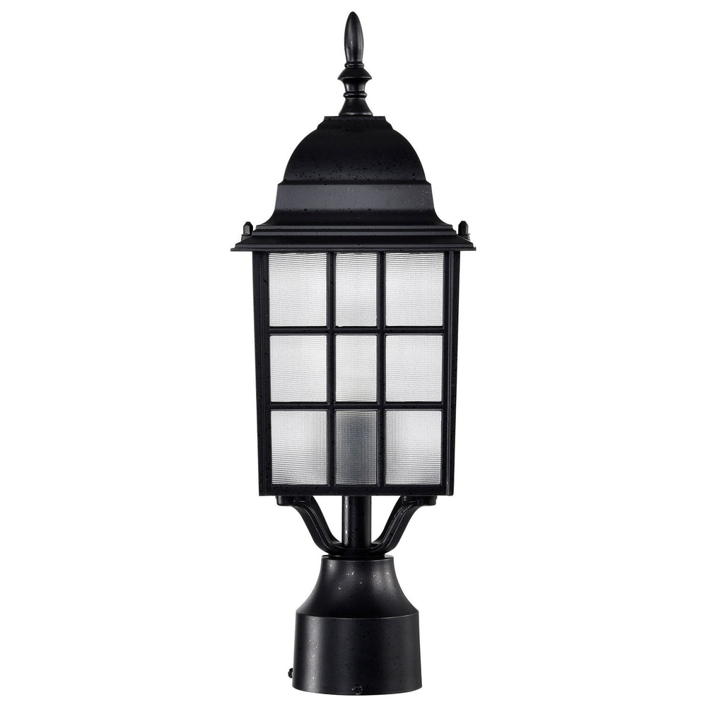 Nuvo Lighting - 60-4909 - One Light Post Lantern - Adams - Textured Black