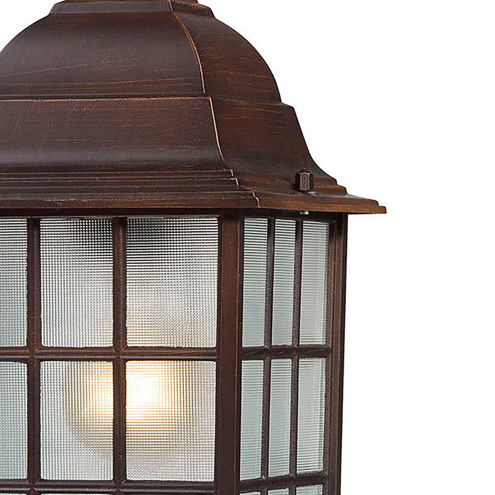 Nuvo Lighting - 60-4912 - One Light Hanging Lantern - Adams - Rustic Bronze