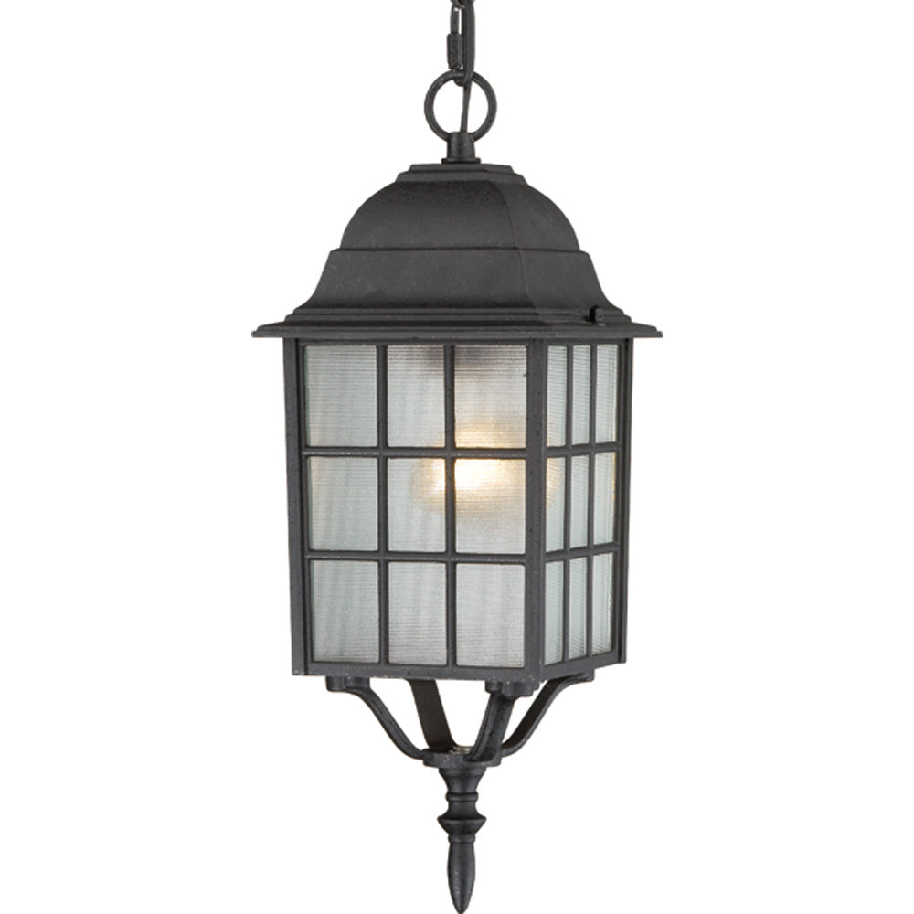 Nuvo Lighting - 60-4913 - One Light Hanging Lantern - Adams - Textured Black