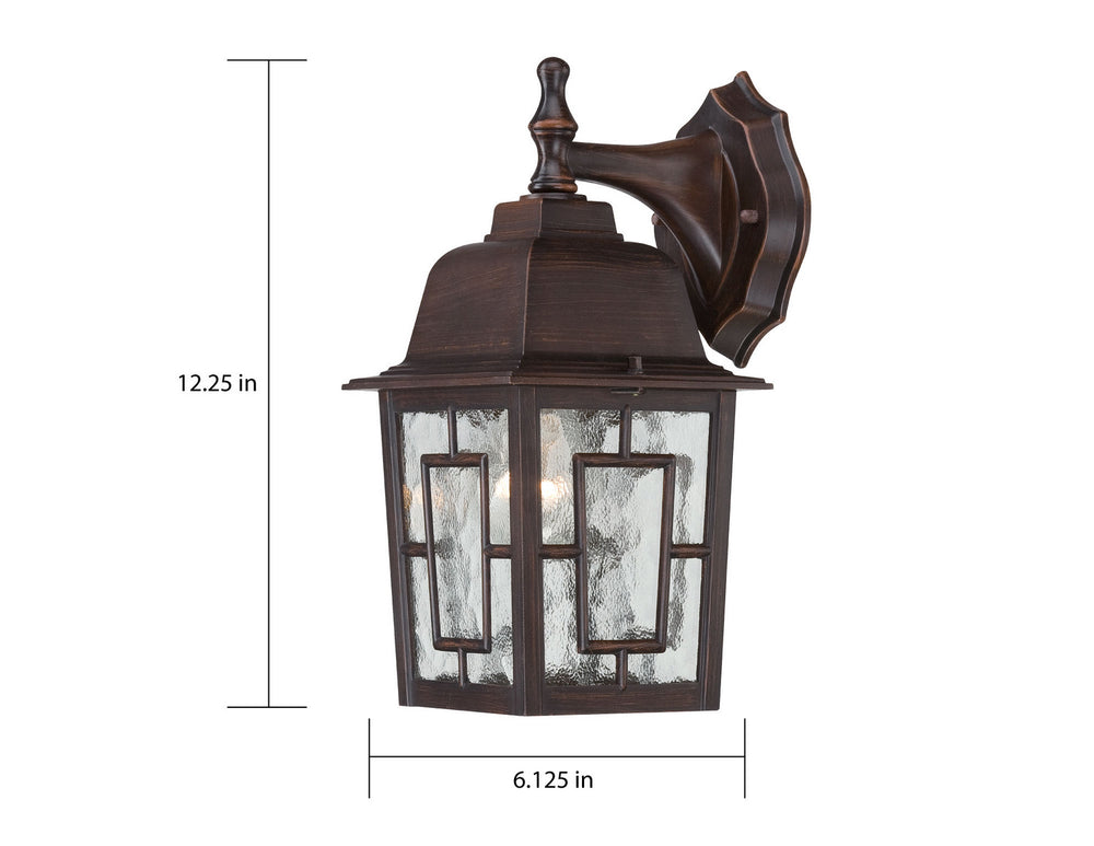 Nuvo Lighting - 60-4922 - One Light Wall Lantern - Banyan - Rustic Bronze