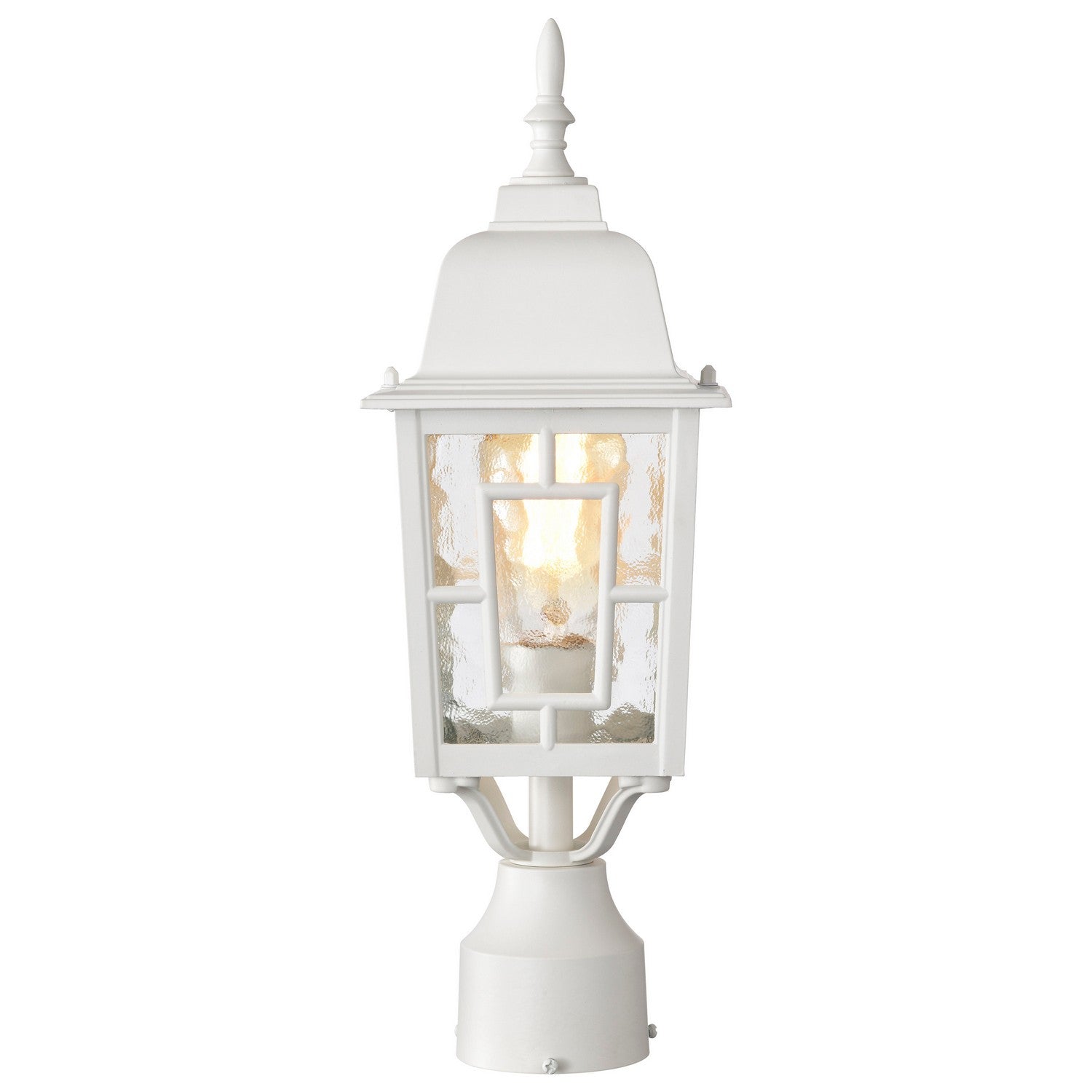 Nuvo Lighting - 60-4927 - One Light Post Lantern - Banyan - White