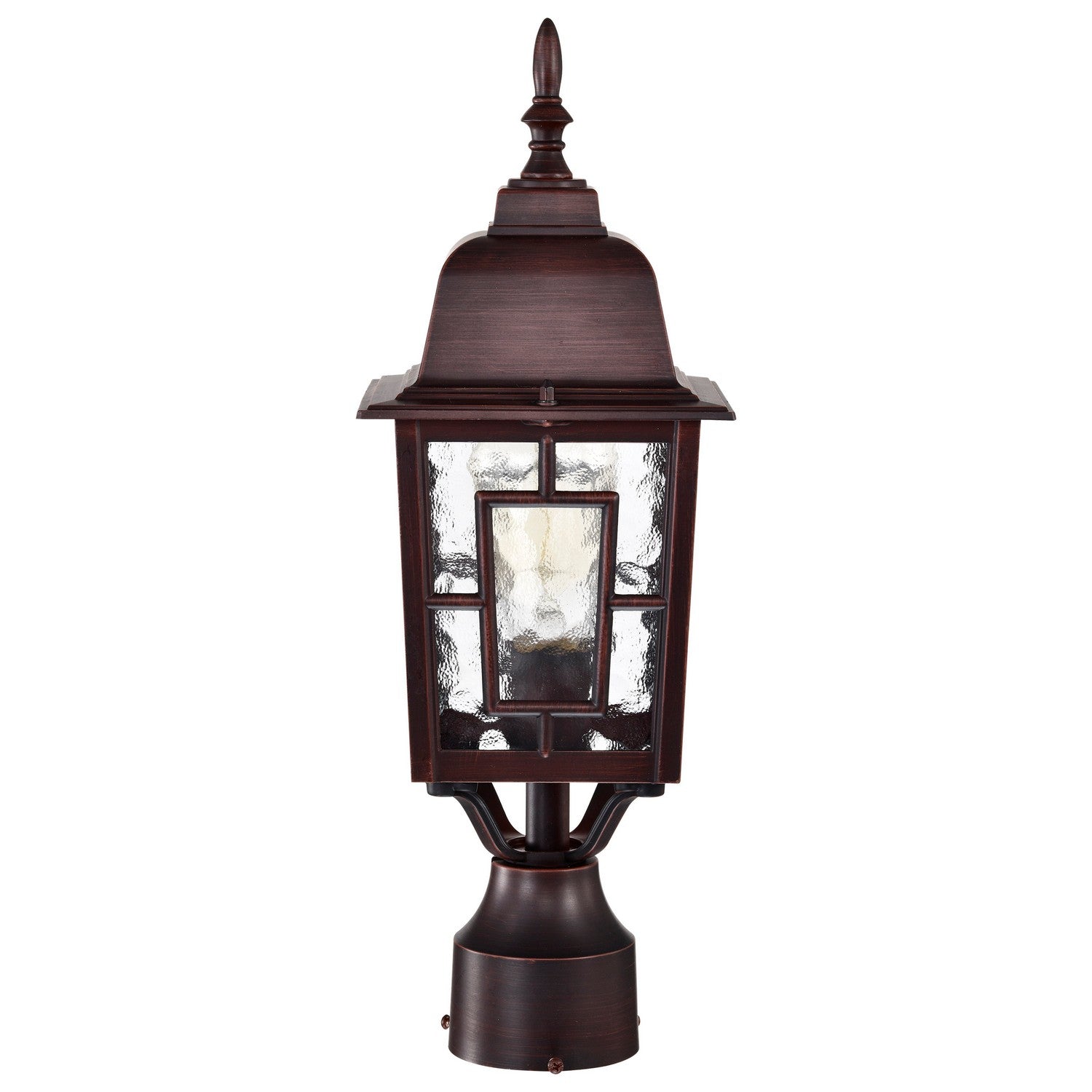 Nuvo Lighting - 60-4928 - One Light Post Lantern - Banyan - Rustic Bronze