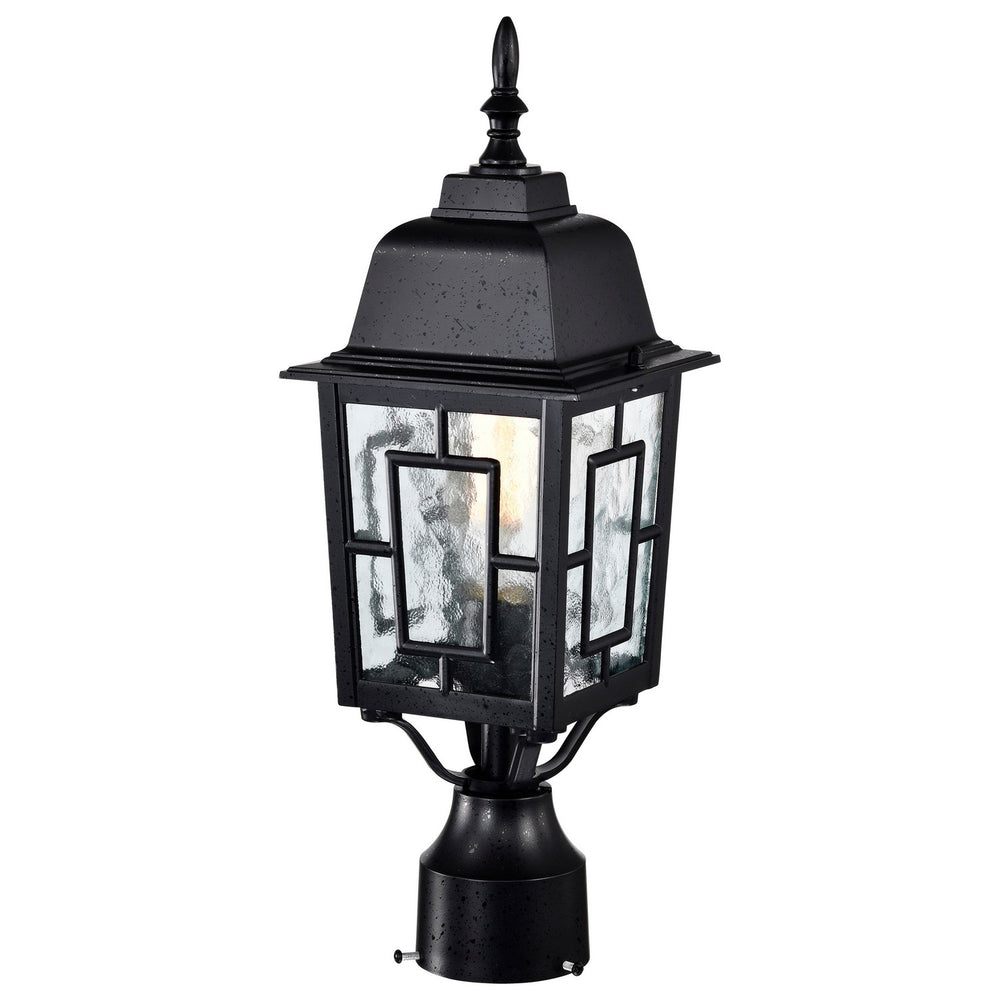 Nuvo Lighting - 60-4929 - One Light Post Lantern - Banyan - Textured Black