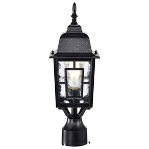 Nuvo Lighting - 60-4929 - One Light Post Lantern - Banyan - Textured Black