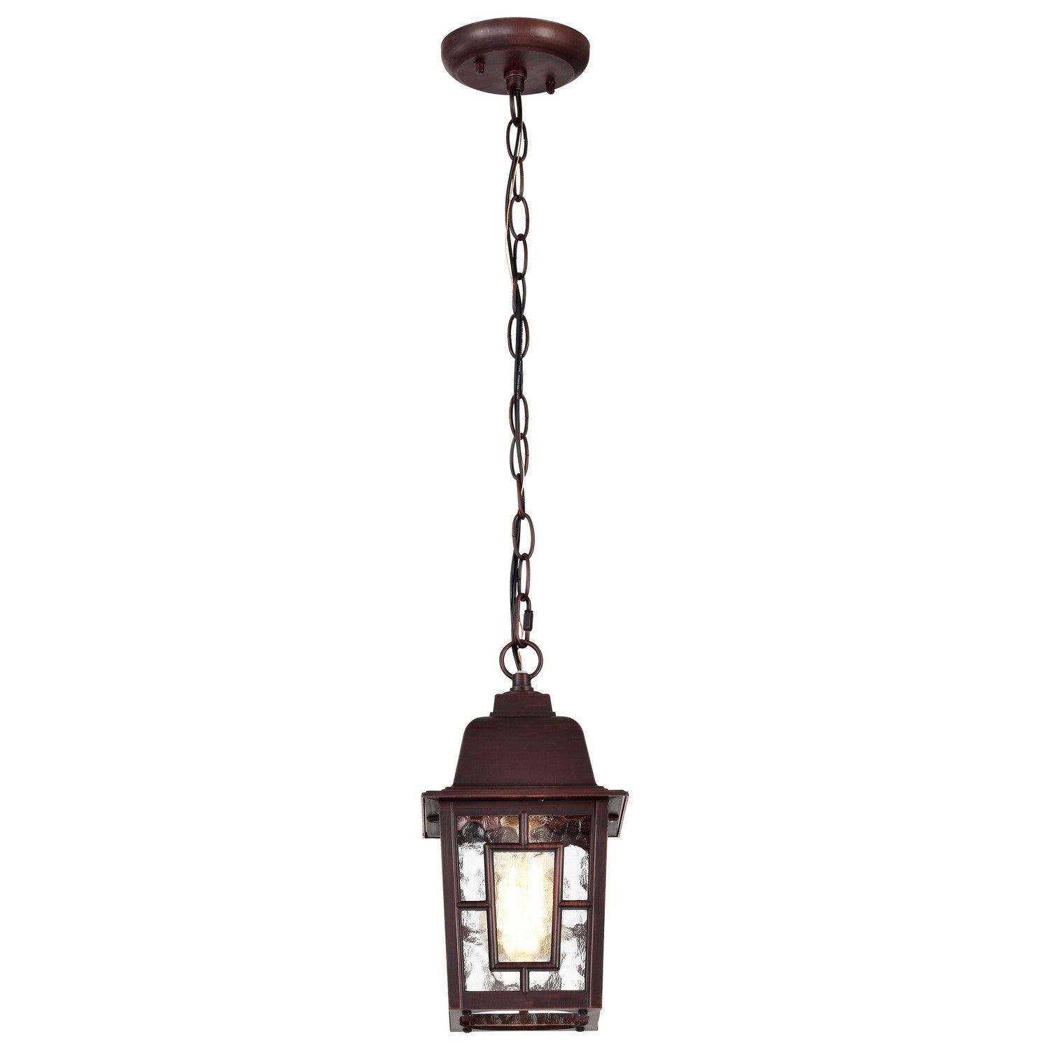 Nuvo Lighting - 60-4932 - One Light Hanging Lantern - Banyan - Rustic Bronze