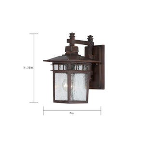 Nuvo Lighting - 60-4952 - One Light Wall Lantern - Cove Neck - Rustic Bronze