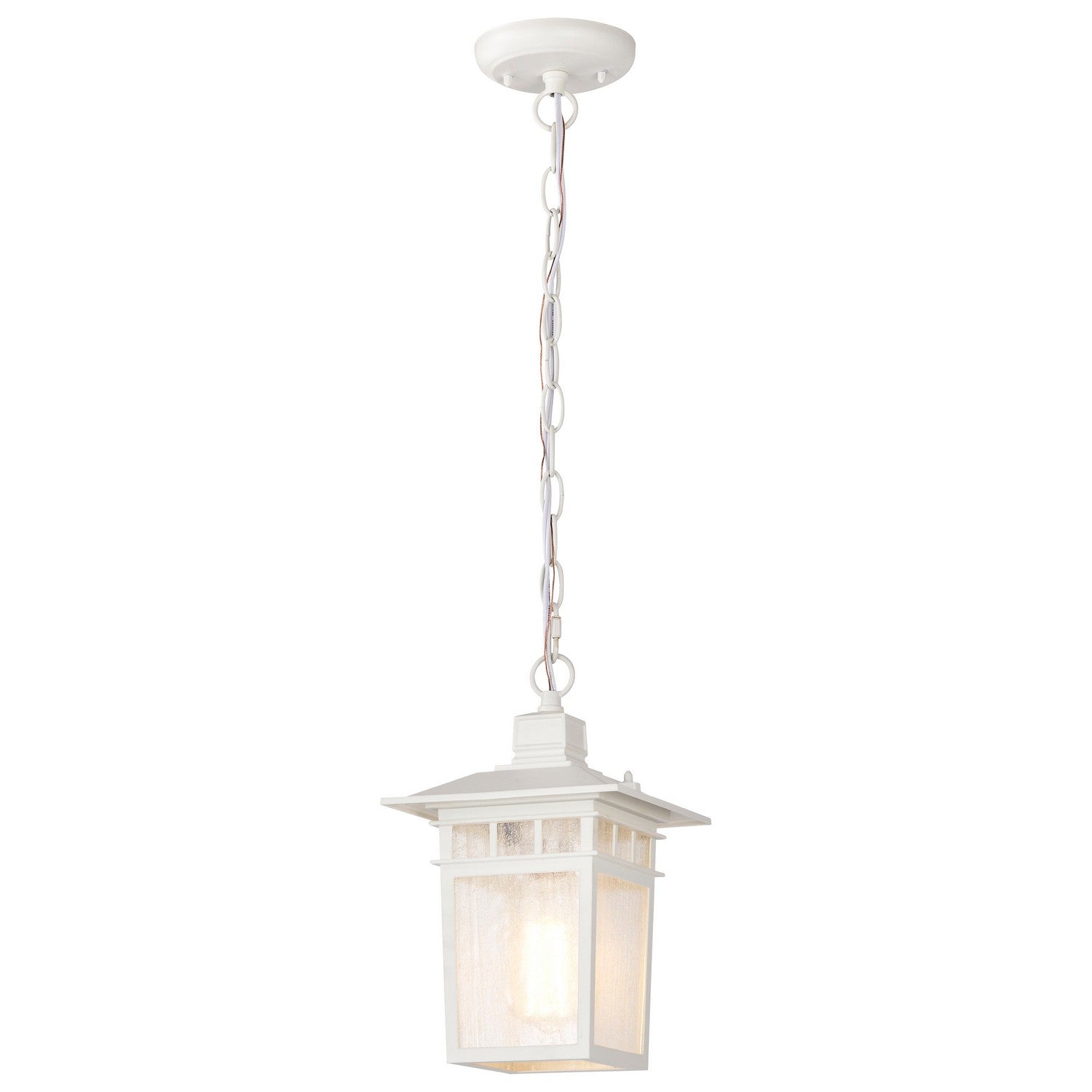 Nuvo Lighting - 60-4954 - One Light Hanging Lantern - Cove Neck - White