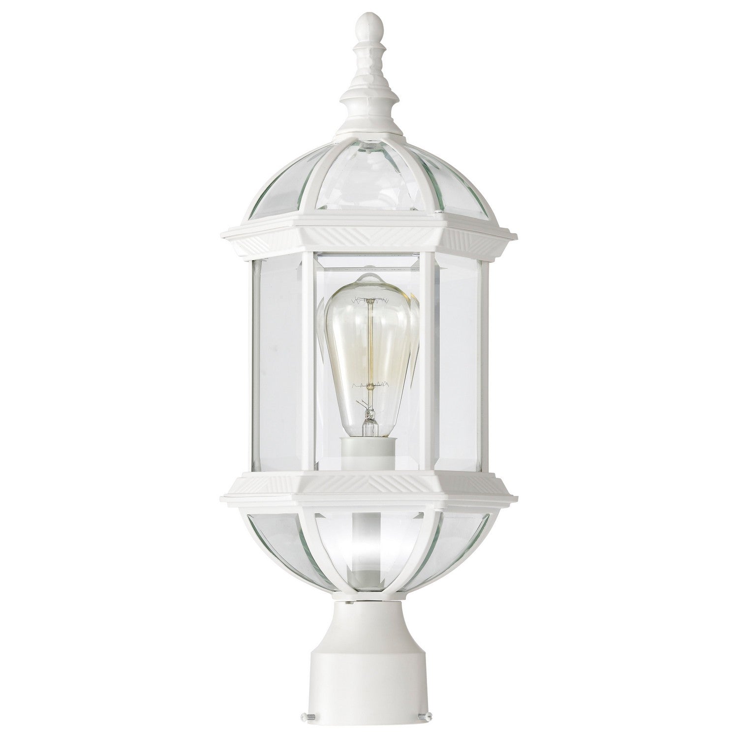 Nuvo Lighting - 60-4974 - One Light Post Lantern - Boxwood - White