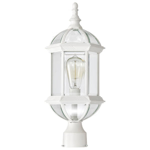 Nuvo Lighting - 60-4974 - One Light Post Lantern - Boxwood - White