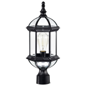 Nuvo Lighting - 60-4976 - One Light Post Lantern - Boxwood - Textured Black