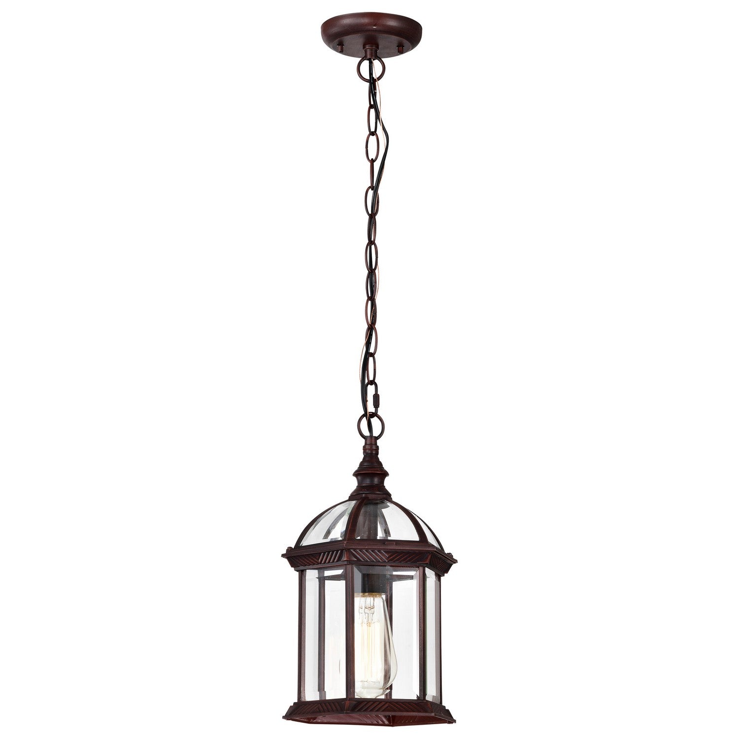 Nuvo Lighting - 60-4978 - One Light Hanging Lantern - Boxwood - Rustic Bronze