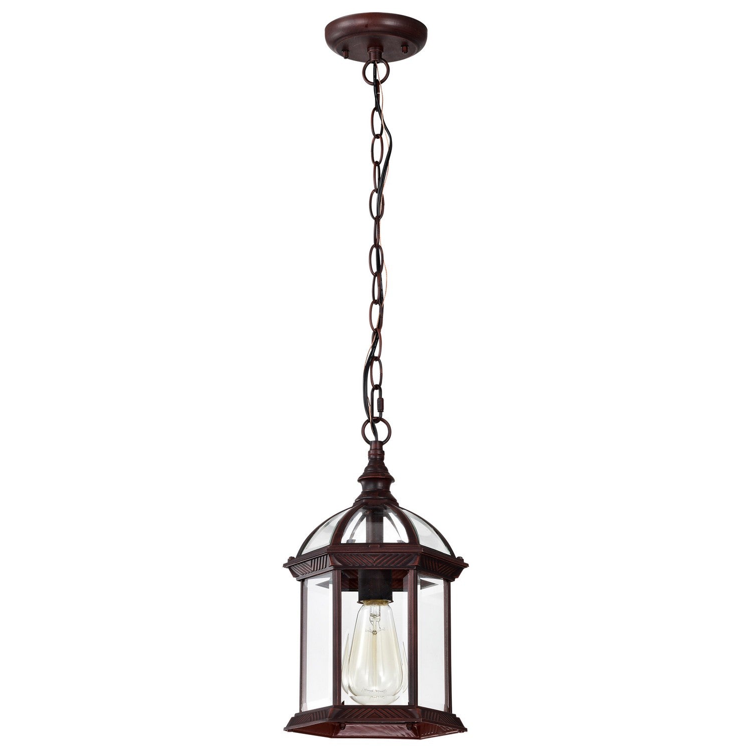 Nuvo Lighting - 60-4978 - One Light Hanging Lantern - Boxwood - Rustic Bronze