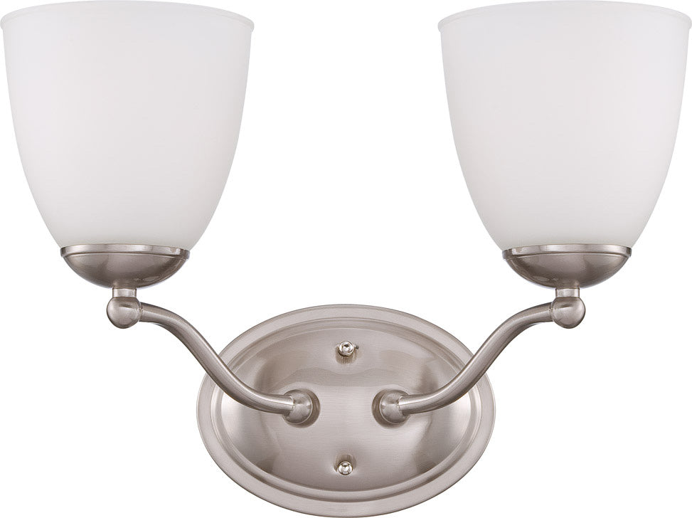 Nuvo Lighting - 60-5032 - Two Light Vanity - Patton - Brushed Nickel