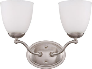 Nuvo Lighting - 60-5032 - Two Light Vanity - Patton - Brushed Nickel