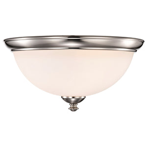 Nuvo Lighting - 60-5041 - Three Light Flush Mount - Patton - Brushed Nickel