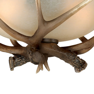 Vaxcel - C0014 - Two Light Semi Flush Mount - Yoho - Black Walnut