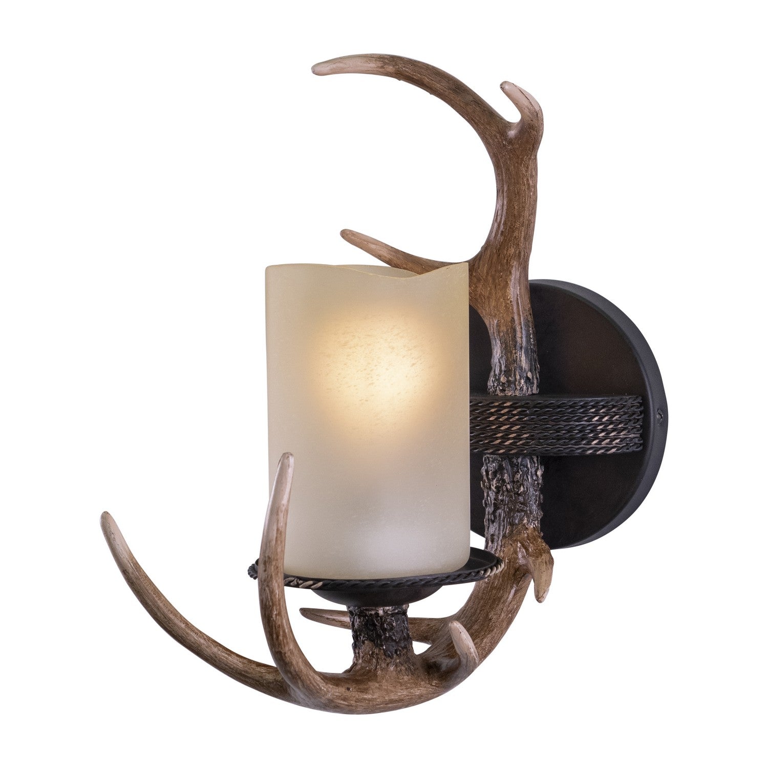 Vaxcel - W0032 - One Light Vanity - Yoho - Black Walnut