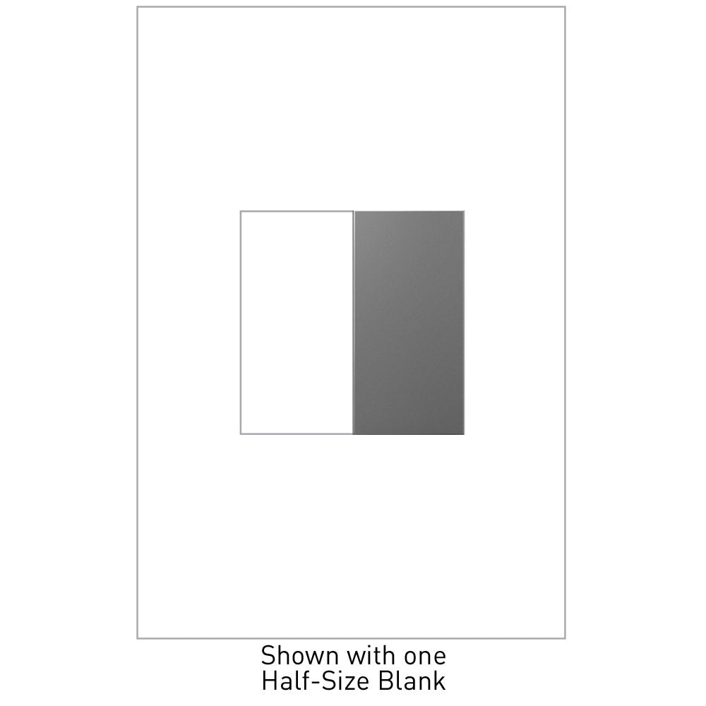 Legrand - AABK1M4 - Blank, Half-Size - adorne - Magnesium