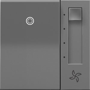 Legrand - AAFN4S16AM4 - Paddle Fan Speed Control Switch with Microban - adorne - Magnesium