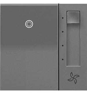 Legrand - AAFN4S16AM4 - Paddle Fan Speed Control Switch with Microban - adorne - Magnesium