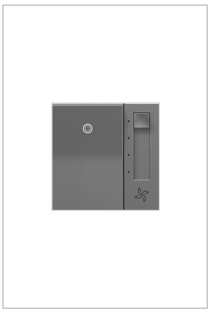 Legrand - AAFN4S16AM4 - Paddle Fan Speed Control Switch with Microban - adorne - Magnesium