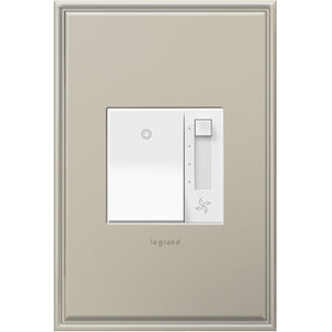 Legrand - AAFN4S16AW4 - Paddle Fan Speed Control Switch with Microban - adorne - White