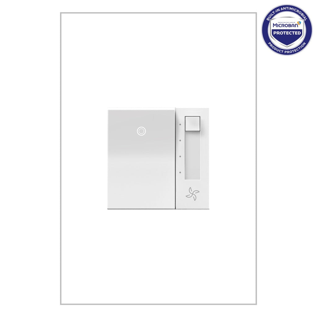 Legrand - AAFN4S16AW4 - Paddle Fan Speed Control Switch with Microban - adorne - White