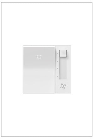 Legrand - AAFN4S16AW4 - Paddle Fan Speed Control Switch with Microban - adorne - White