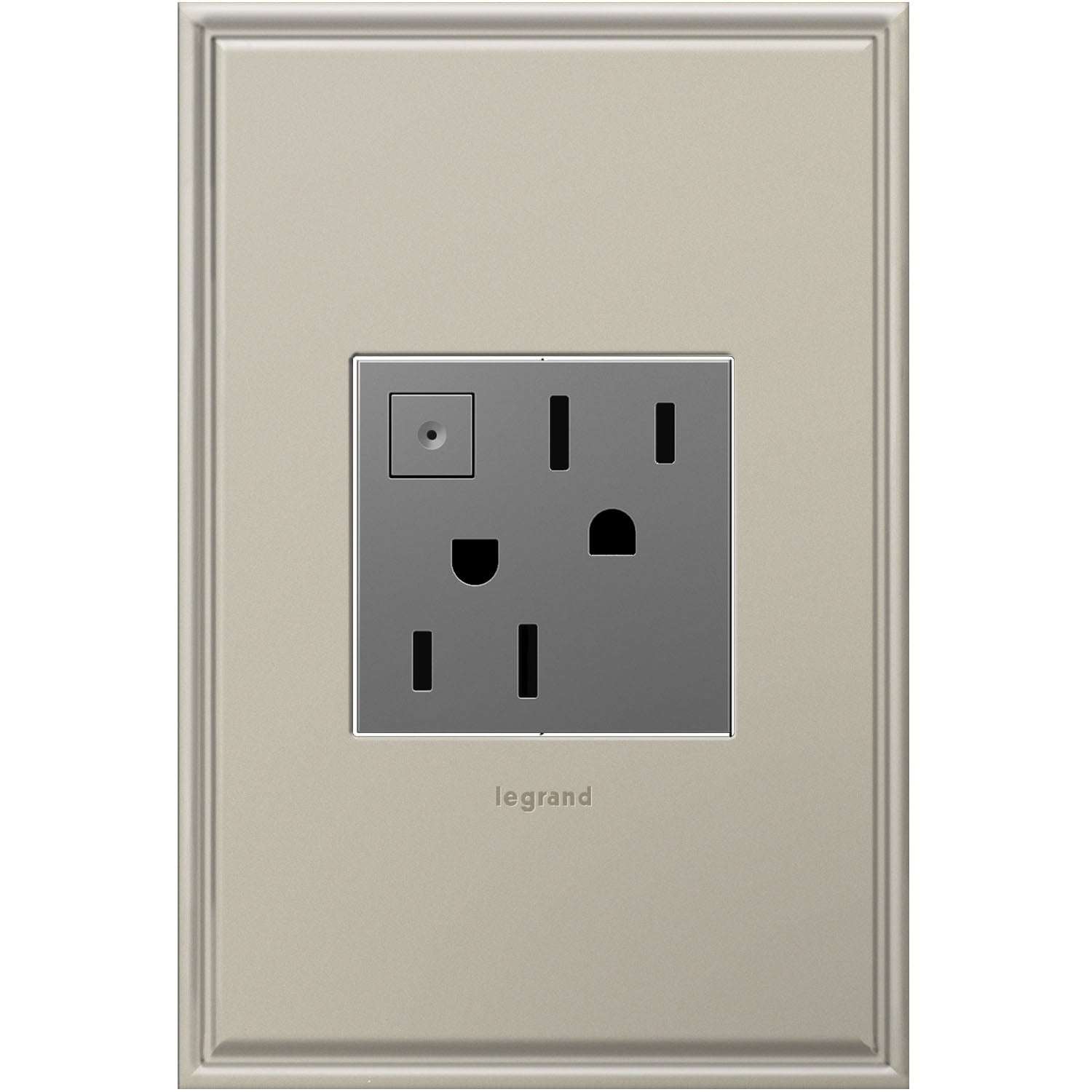 Legrand - ARPS152M4 - Energy-Saving On/Off Outlet - Adorne - Magnesium