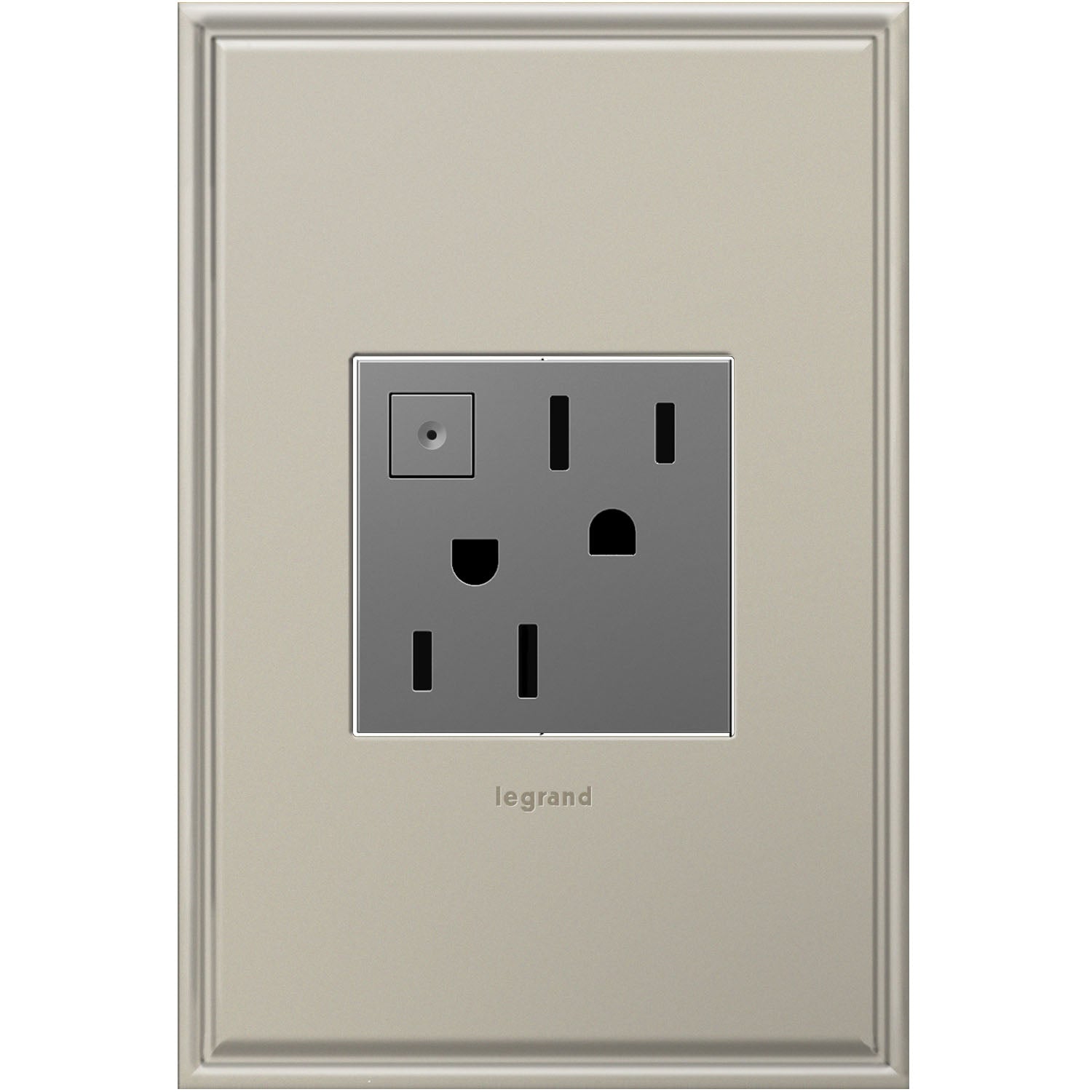 Legrand - ARPS152M4 - 15A Energy-Saving On/Off Outlet - adorne - Magnesium
