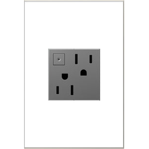 Legrand - ARPS152M4 - Energy-Saving On/Off Outlet - Adorne - Magnesium