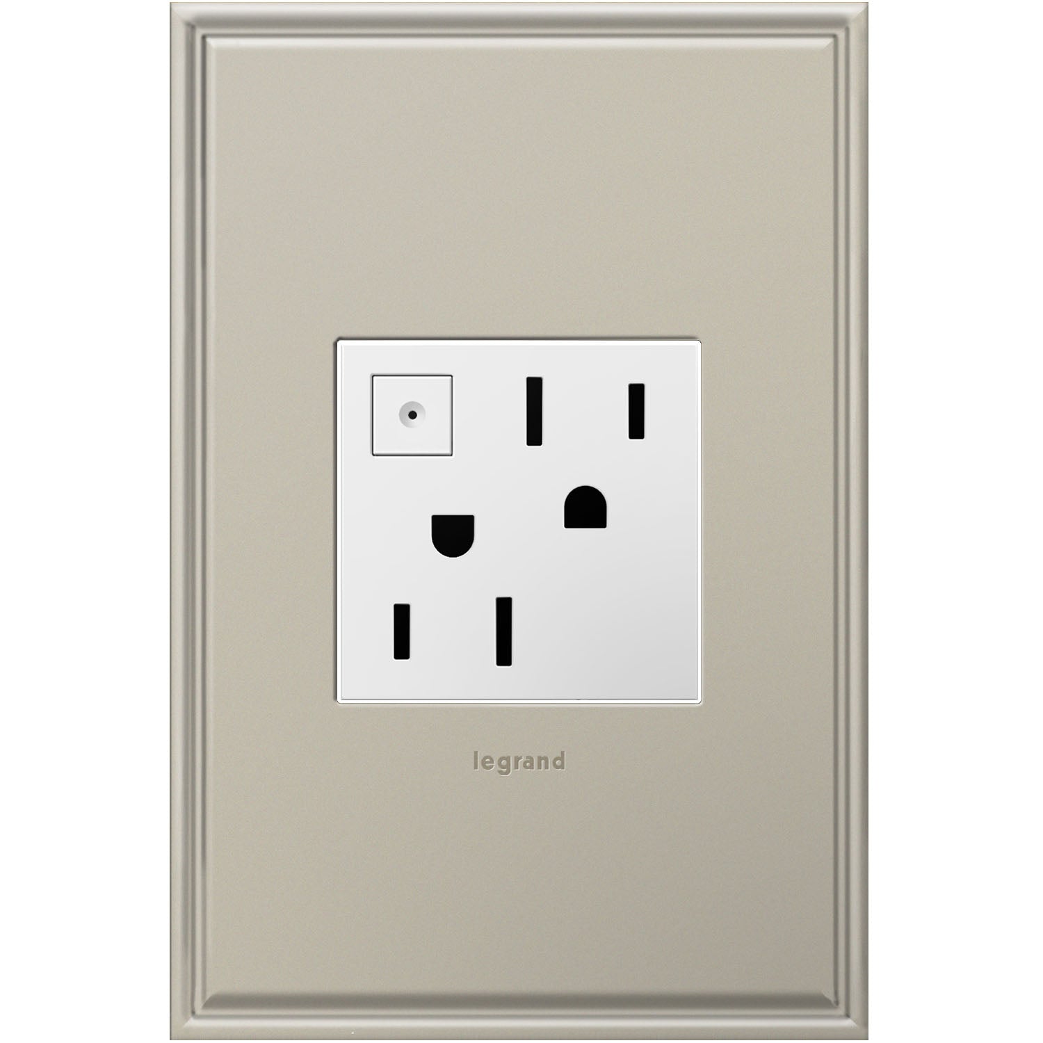 Legrand - ARPS152W4 - Energy-Saving On/Off Outlet - Adorne - White