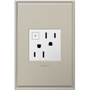 Legrand - ARPS152W4 - Energy-Saving On/Off Outlet - Adorne - White