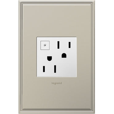 Legrand - ARPS152W4 - 15A Energy-Saving On/Off Outlet - adorne - White