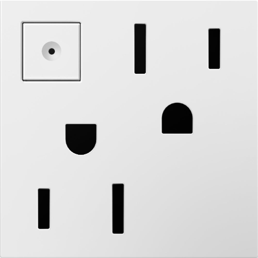 Legrand - ARPS152W4 - 15A Energy-Saving On/Off Outlet - adorne - White