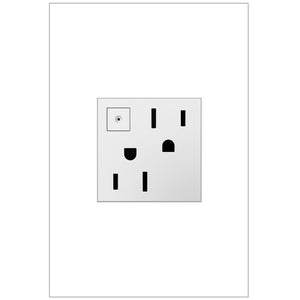 Legrand - ARPS152W4 - Energy-Saving On/Off Outlet - Adorne - White