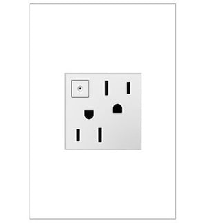 Legrand - ARPS152W4 - 15A Energy-Saving On/Off Outlet - adorne - White
